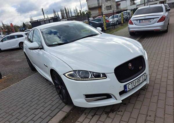 Jaguar XF cena 69900 przebieg: 212000, rok produkcji 2015 z Bydgoszcz małe 137